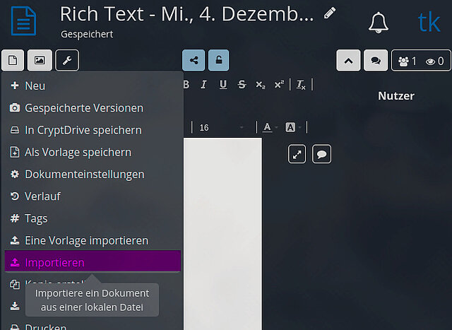 RichText Import in PhilPad